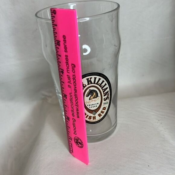 George Killians Beer Glass Irish Red 16 Oz 3 In Round 5 3:4 Tall Premium Lager - Picture 5 of 6